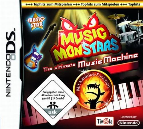 Music Monstars box art for Nintendo DS